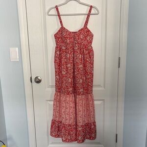 Floral Red Sundress